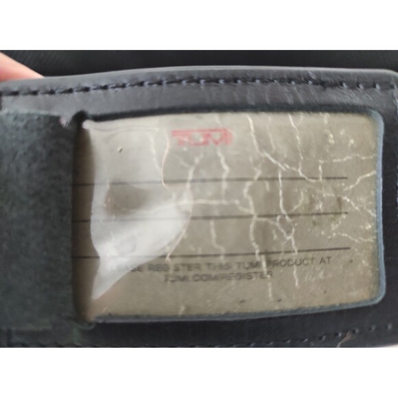 TUMI Alpha Black Nylon Expandable Laptop Briefcase Bag 3 Compartments 26132DH - Picture 8 of 16